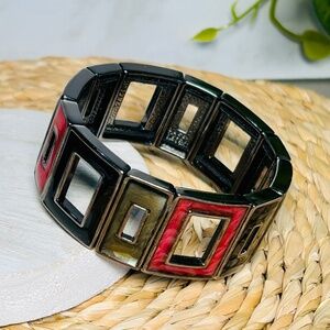 Lia Sophia Dojo Geometric Stretch Bracelet